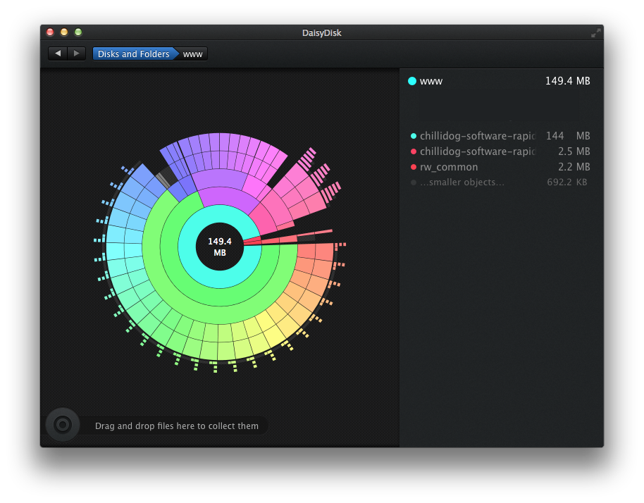 Export folder usage as viewed from within Daisy Disk