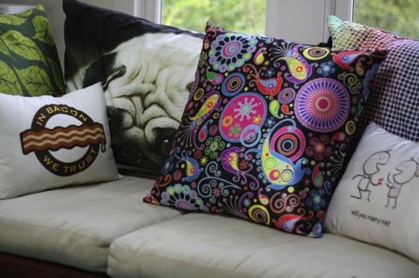 Fabric on demand custom pillows